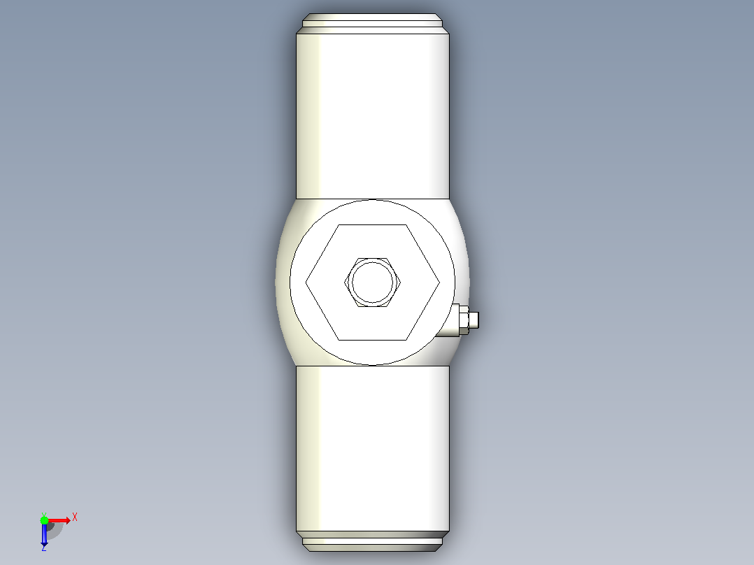 H64Y-1500Lb 电站止回阀[5]俯视图