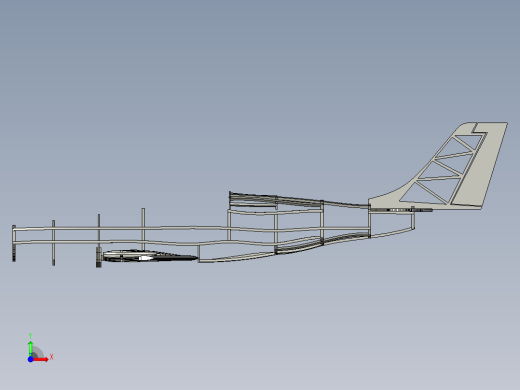 航模框架结构前视缩略图