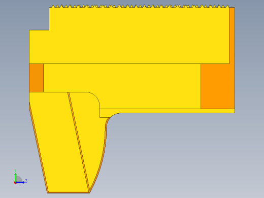 数控车床卡盘左视缩略图