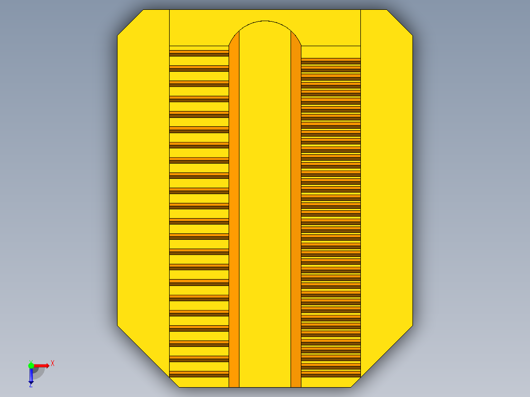 数控车床卡盘俯视图