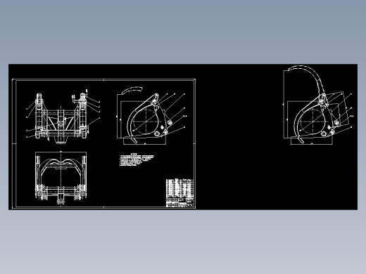 夹木机的夹木叉装配图免费下载