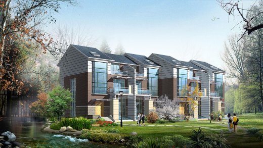 北京檀香山别墅建筑施工图纸设计缩略图
