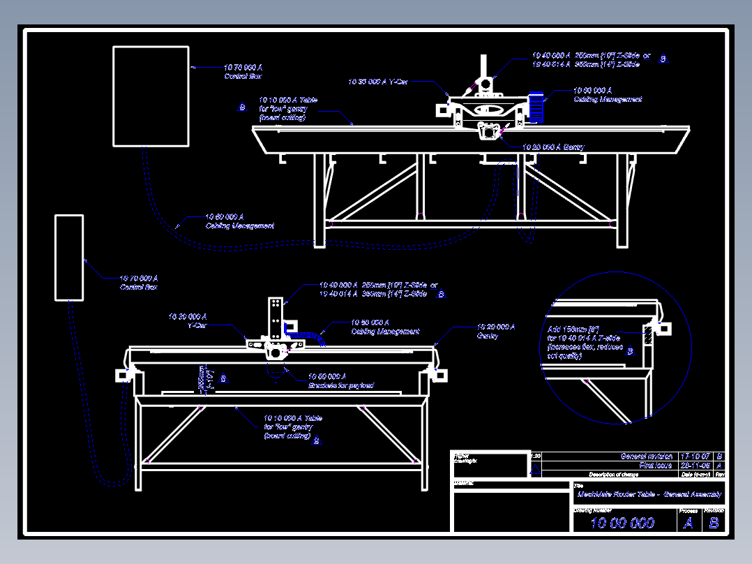 大型木工CNC雕刻机（全套图纸
