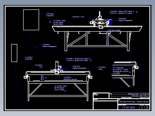 大型木工CNC雕刻机（全套图纸