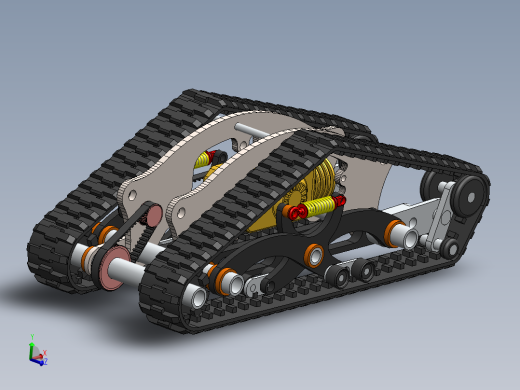 【 DTV Shredder全地形履带滑板车设计图.sw】