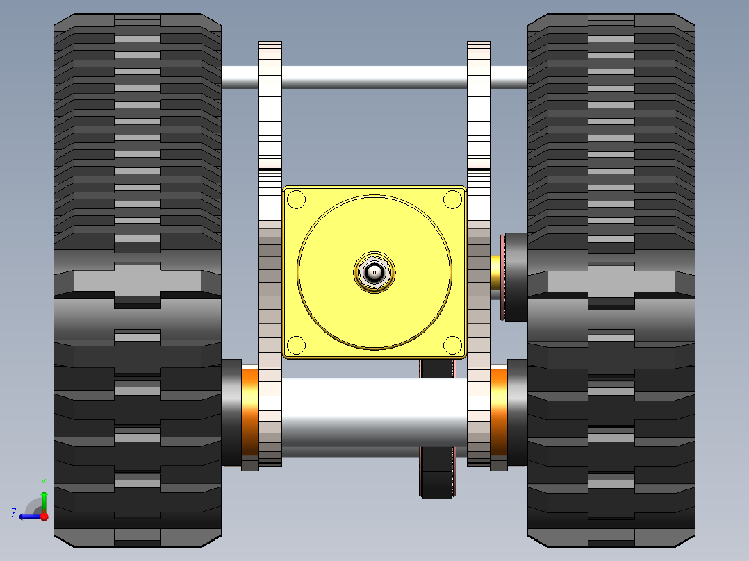 【 DTV Shredder全地形履带滑板车设计图.sw】右视图