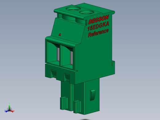 DEGSON 15EDG 系列 3.5mm 插拔式接线端子 FullPack-15EDGKA-3.5-xxP-14-00AH