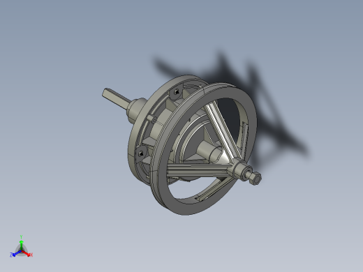 洗衣机减速器模型三维SW