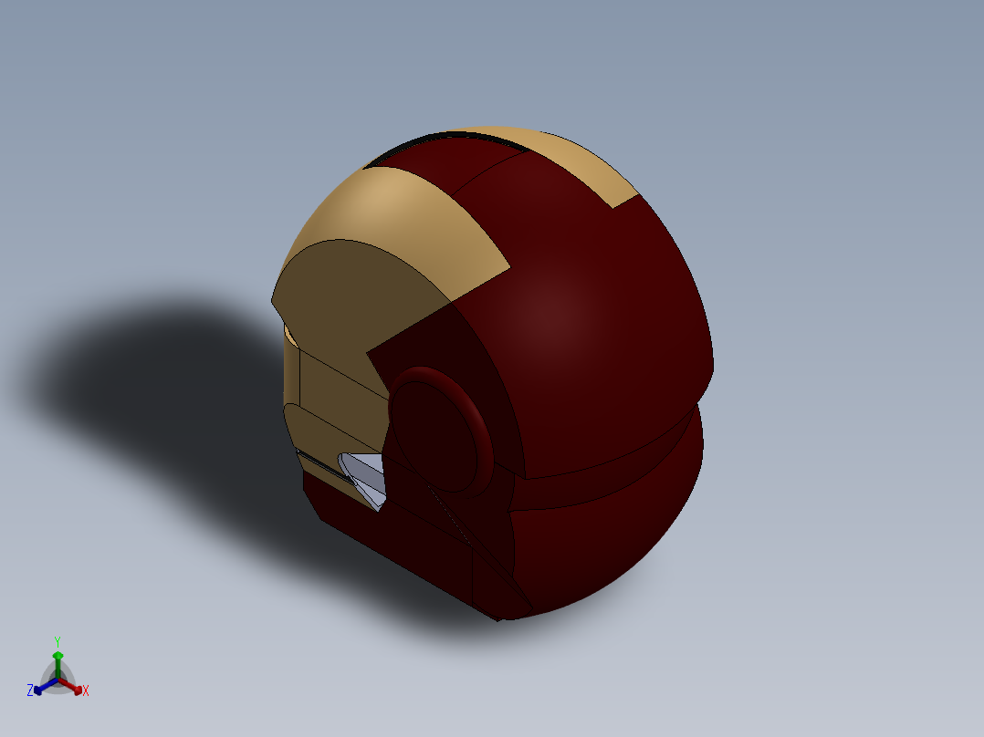 钢铁侠正等轴测图