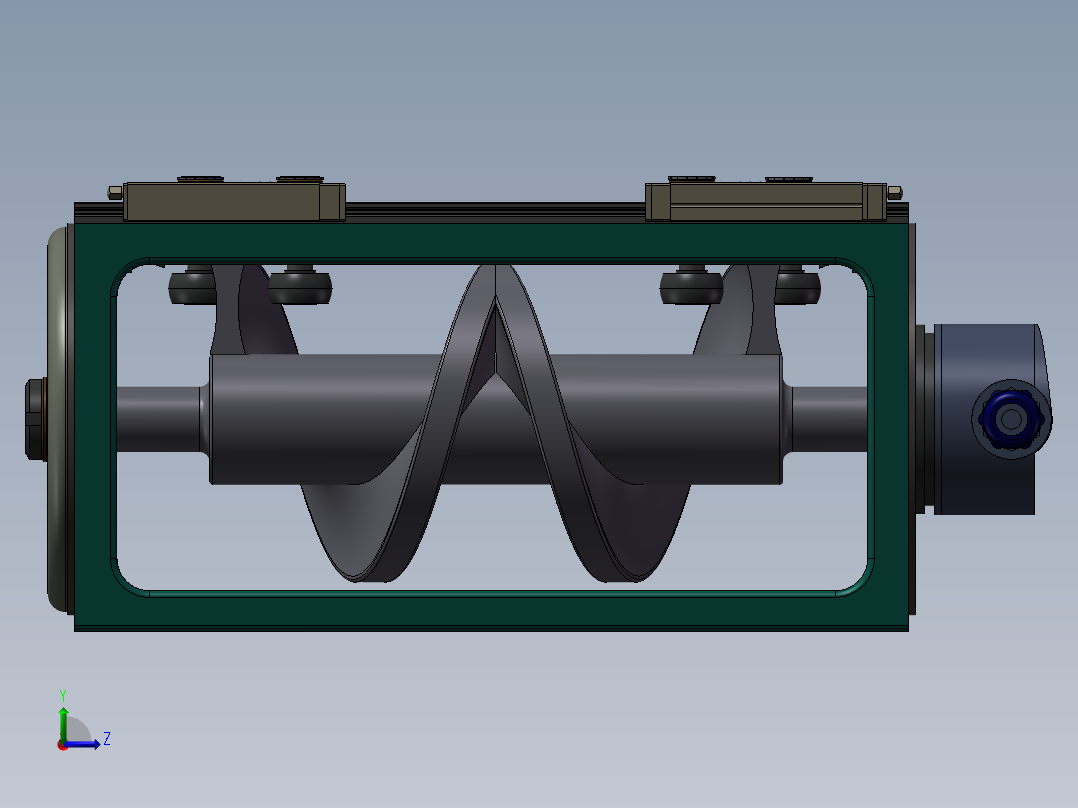CAM自适应控制盒左视图