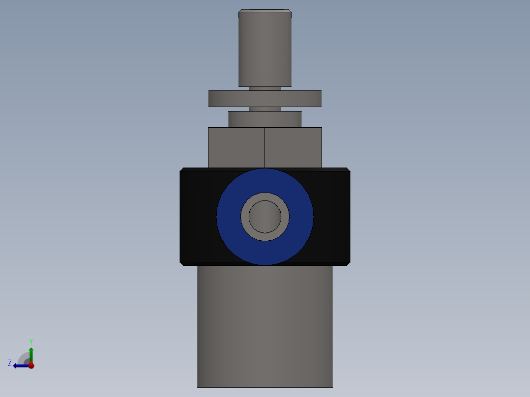 Ø6 x 3-8 - CONTROLE DE FLUXO 90° BANJO (C0K510638)右视图
