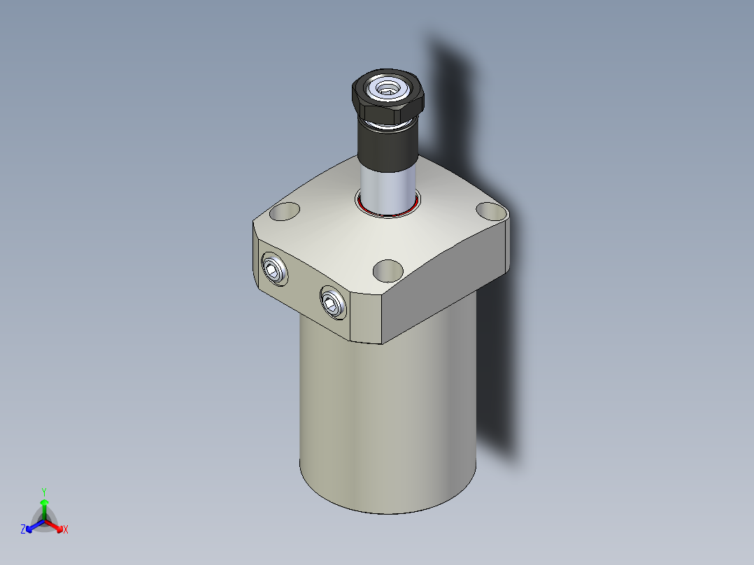 KOSMEKWHE2500-2GL多系列多零件图纸模型主视图
