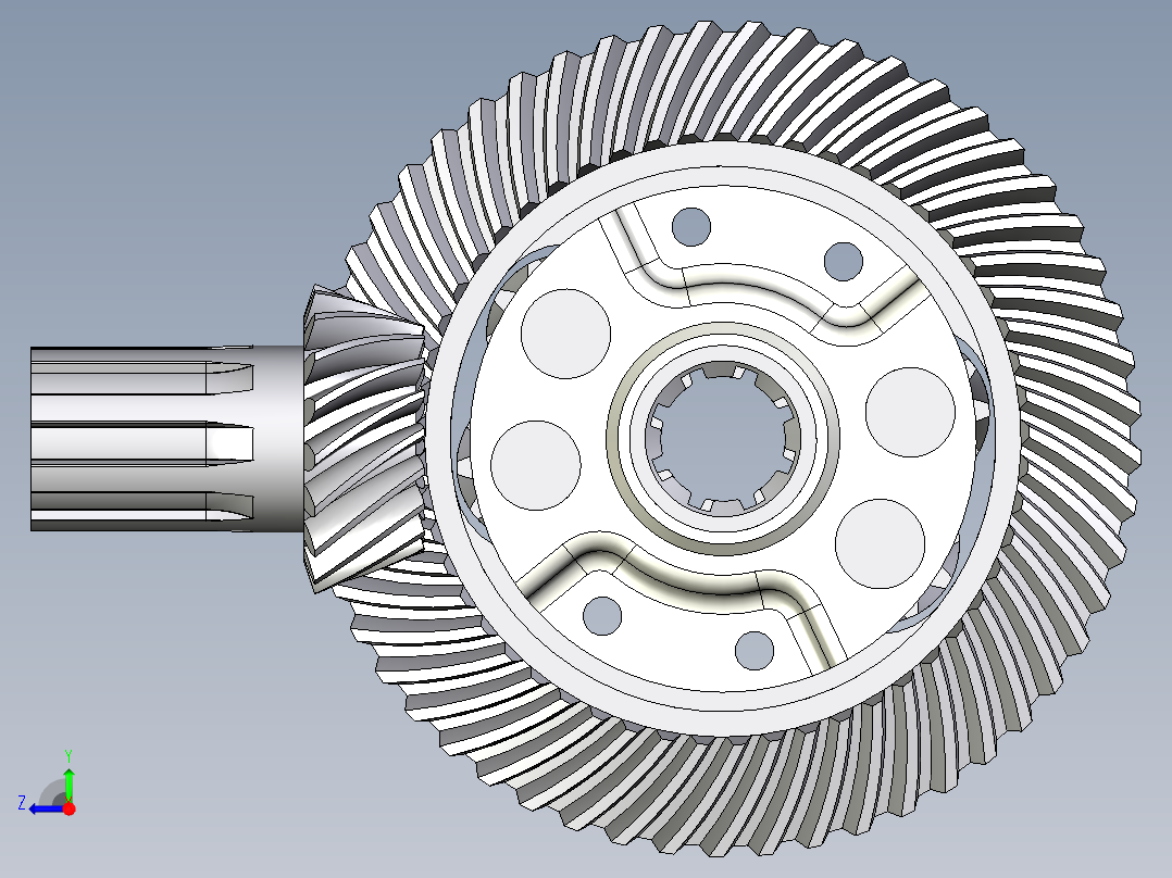 齿轮啮合 (112)右视图