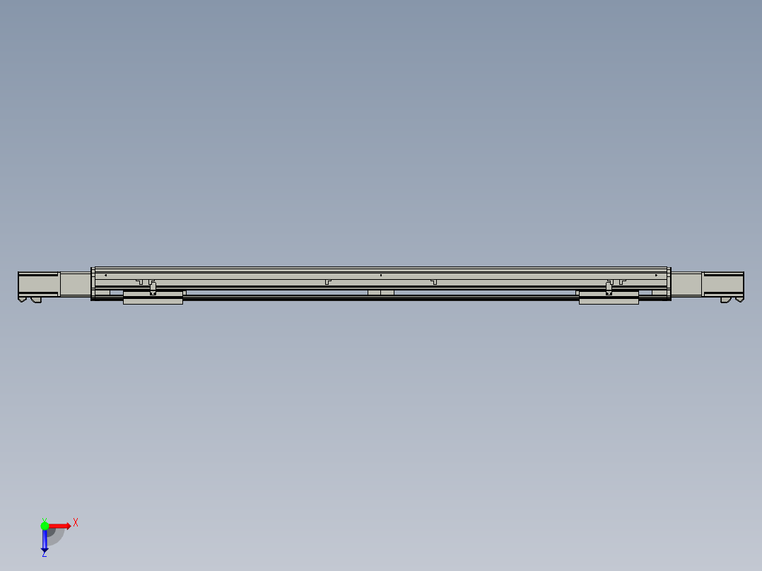 威洛博双电机滑台-VF14D2-S400-BC-P40-C6俯视图