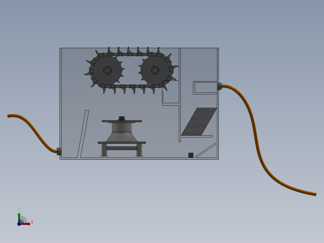 超声波流速仪前视图