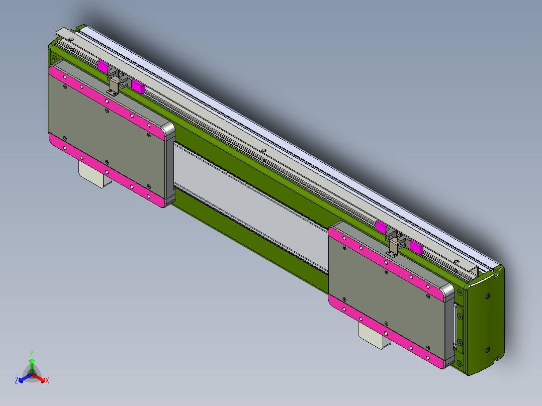 威洛博LC系列3d模型模组2LC14S2Y-S250正等轴测图