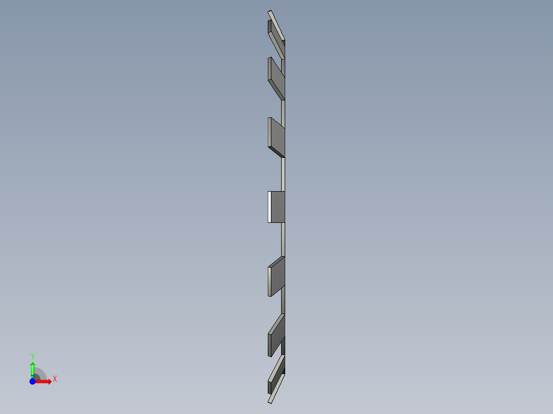 SKF轴承配件开槽螺母锁紧垫圈3D模型IGS格式前视图