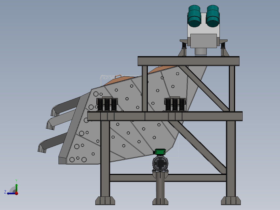 糖分级机右视图