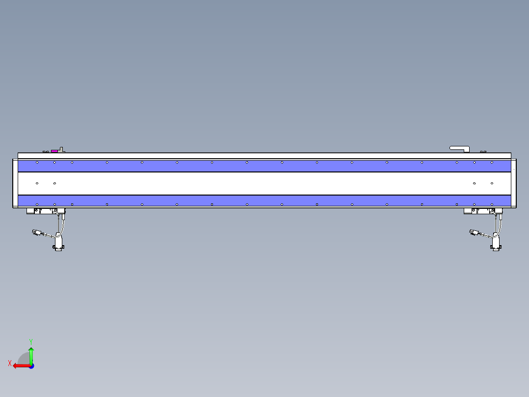 威洛博VL系列3d模型模组2VL14S1Y-S1100后视图