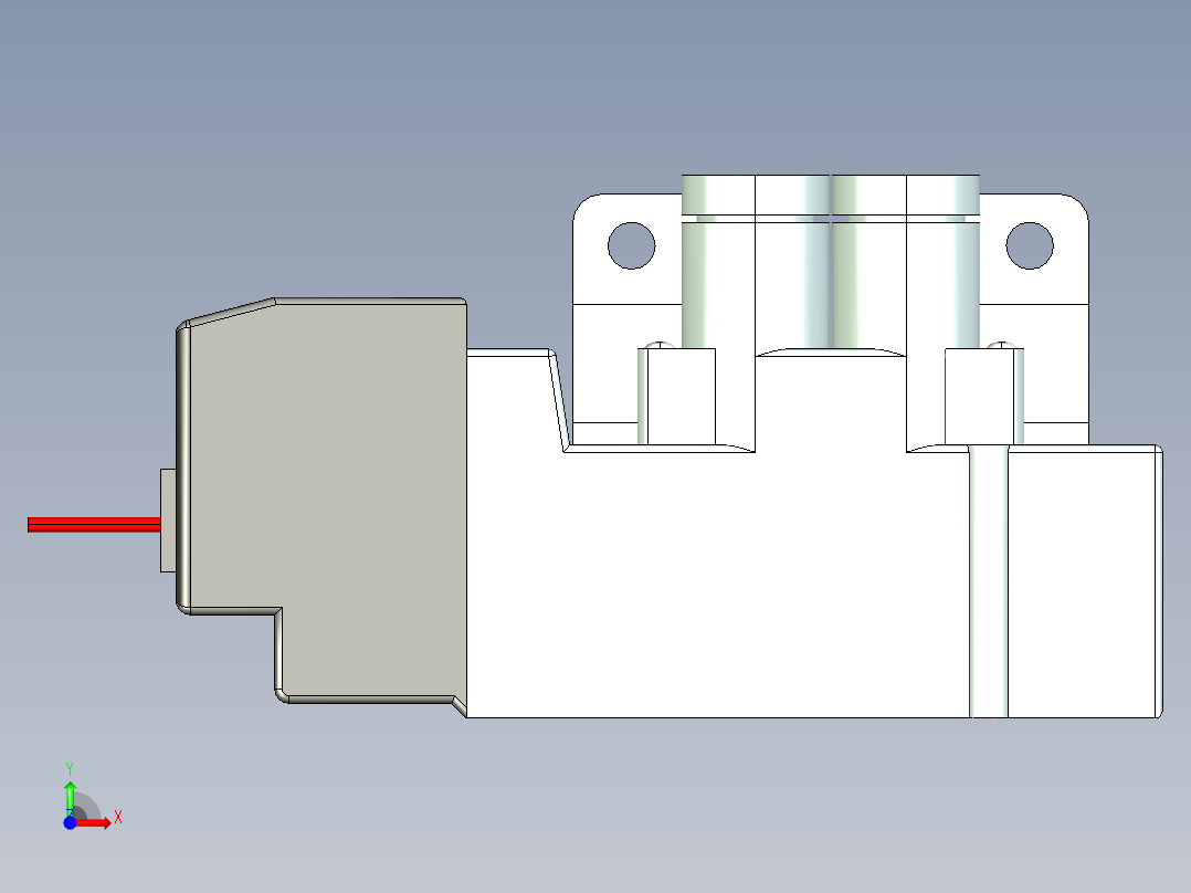 气动电磁阀SY3120系列2位10款前视图