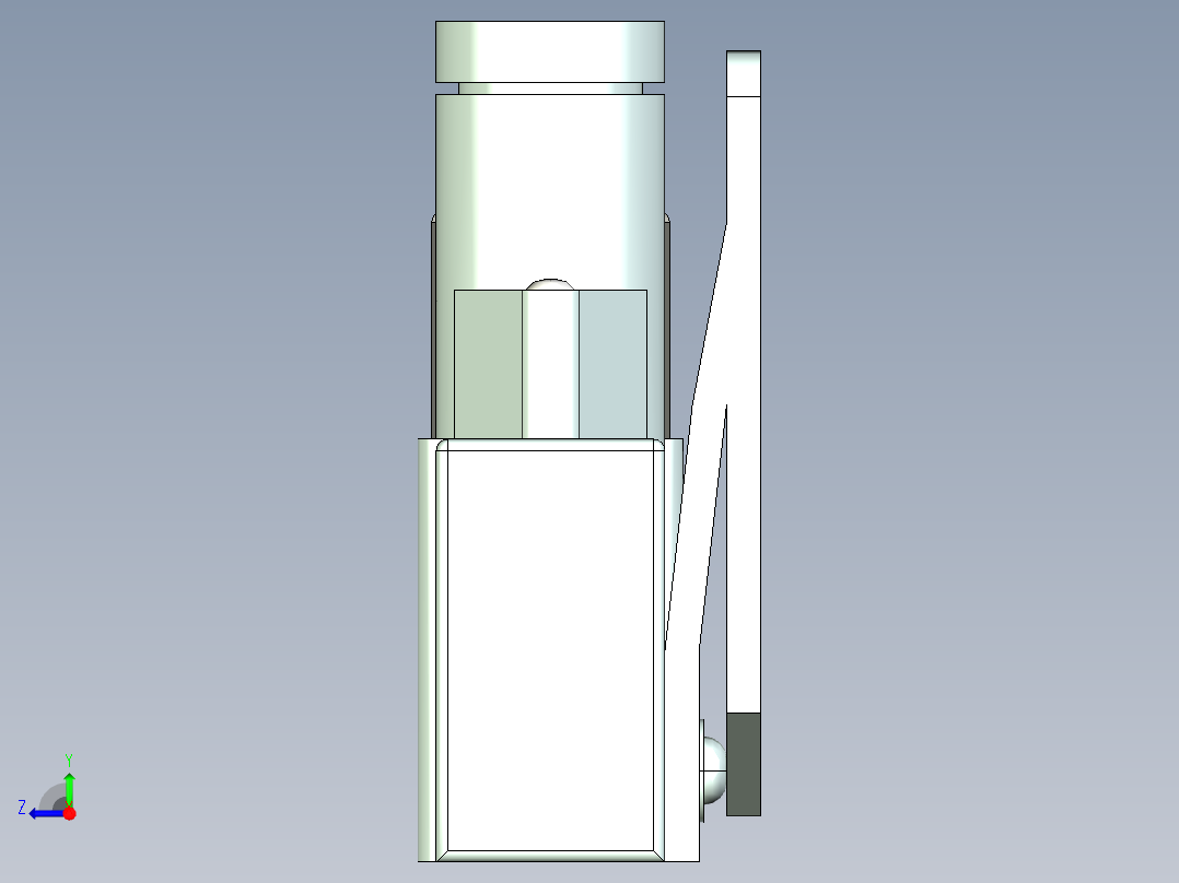 气动电磁阀SY3120系列2位10款右视图