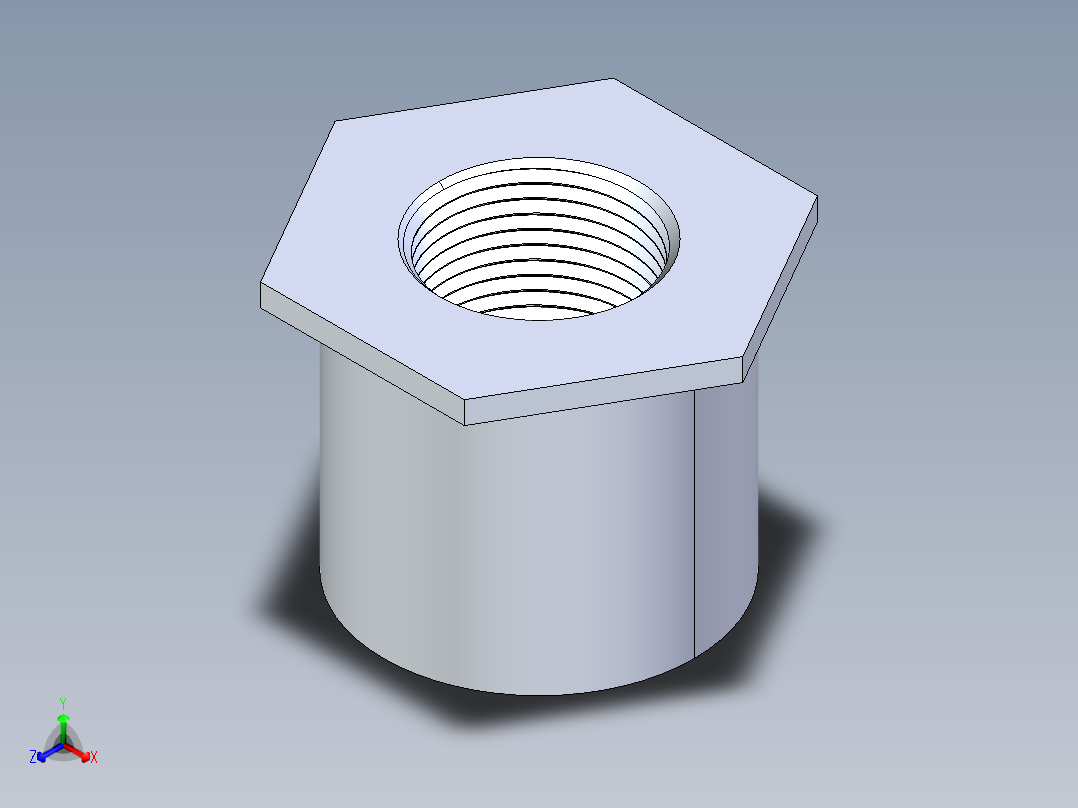 CPVC管件17-Sch80_ReducerBushing_FPTxSPIG_9838-167_1.25in x 0.75in主视图