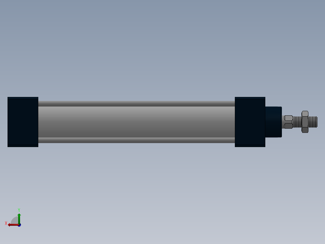 气缸SC32x140S后视图