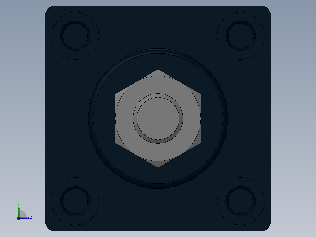 气缸SC32x140S左视图