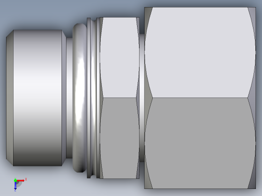 卡套式工业通用硬管接头EO_Swivel_connector_EGEO22LM27x2CF俯视缩略图