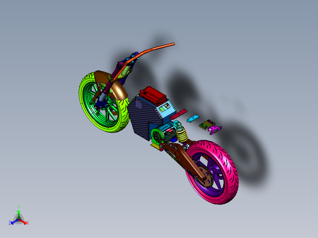 通勤越野电动两轮轻便摩托车