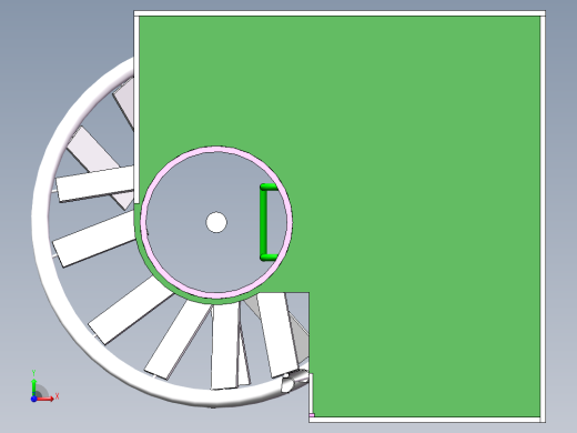 Q153-基于SolidWorks对带旋转电梯的水处理装置设计【三维SolidWorks】前视缩略图