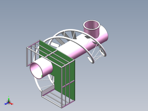 Q153-基于SolidWorks对带旋转电梯的水处理装置设计【三维SolidWorks】正等轴测缩略图