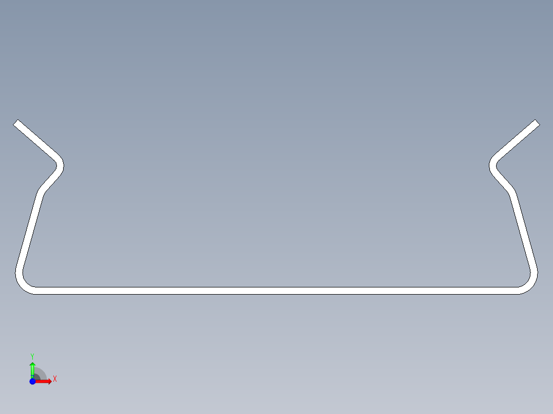 型材-KJN LED LIGHT STANDARD BRACKET LMBWLB32前视图