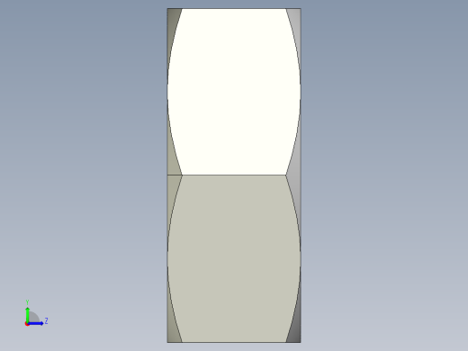 DIN 934 螺母-M2.5 Nut.STEP左视缩略图