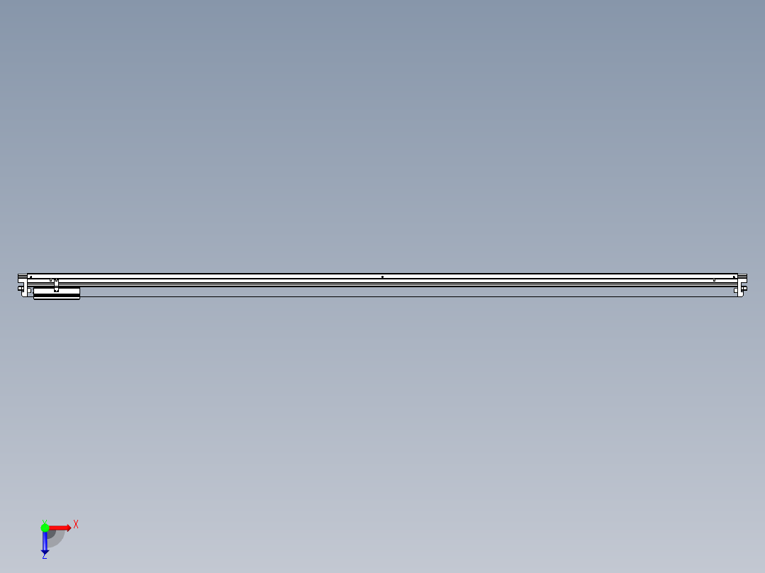 威洛博VL系列3d模型模组VL22H2Y-S2550俯视图
