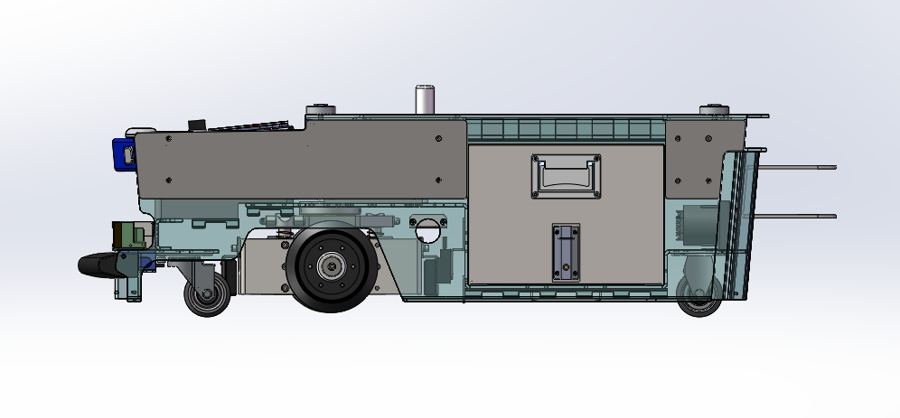详细AGV小车（sw18可编辑+工程图）