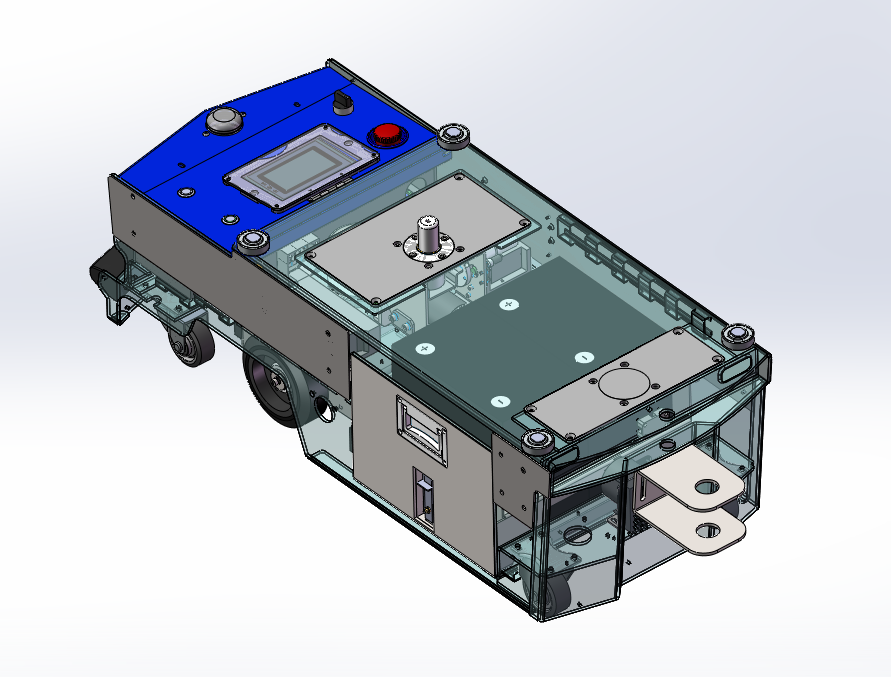 详细AGV小车（sw18可编辑+工程图）