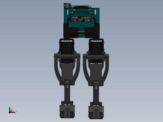 Bipedal Robot双足机器人结构sw23可编辑前视缩略图