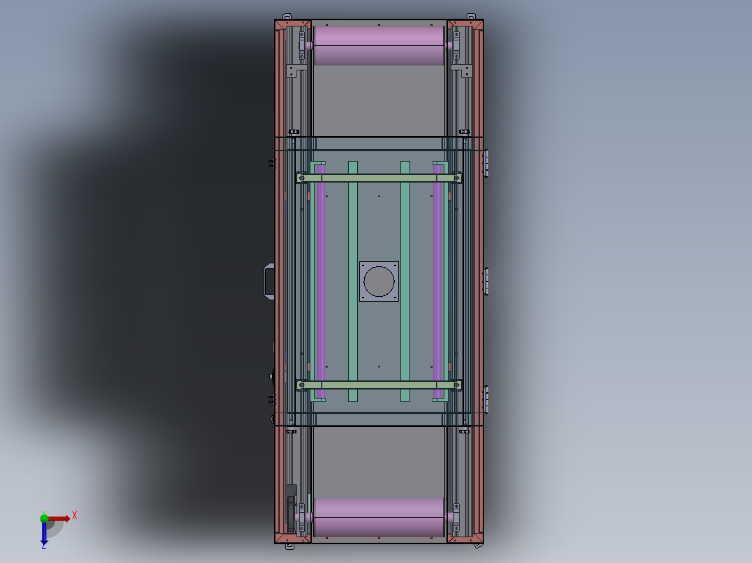 紫外线消毒炉sw16可编辑俯视图