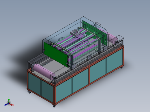 紫外线消毒炉sw16可编辑正等轴测缩略图