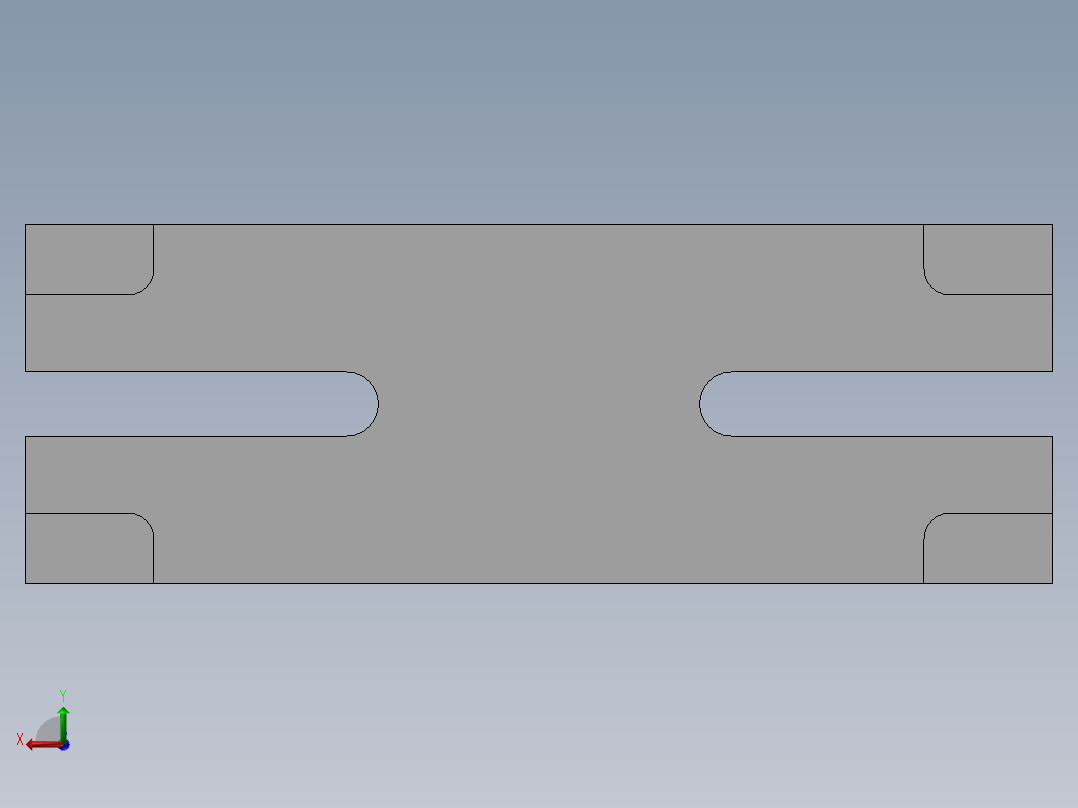 支架加工工艺分析后视图