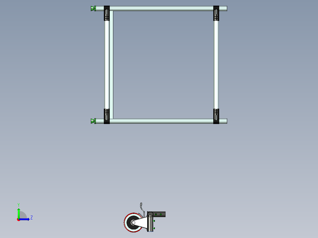 精益管 (6)左视图