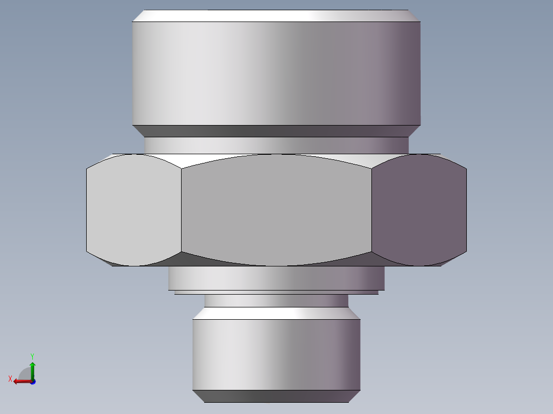 英制管螺纹ED密封、1DB-36-08WD后视图