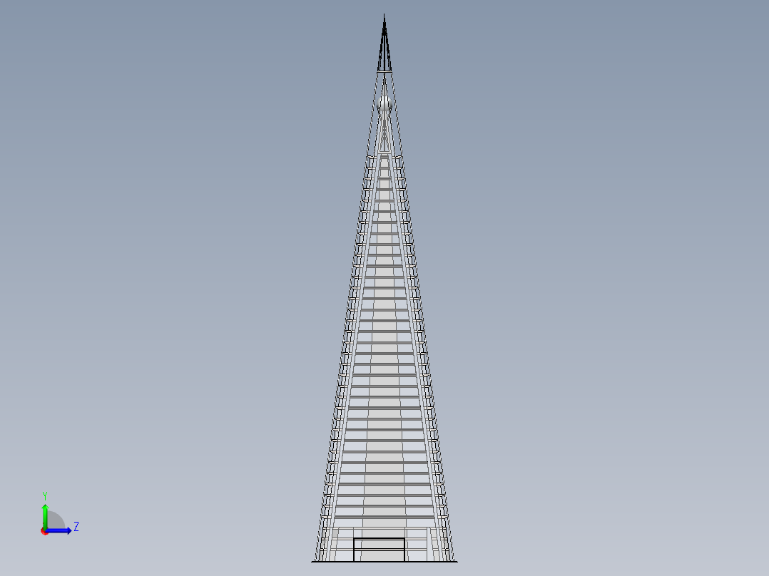 房子、建筑(21)左视图