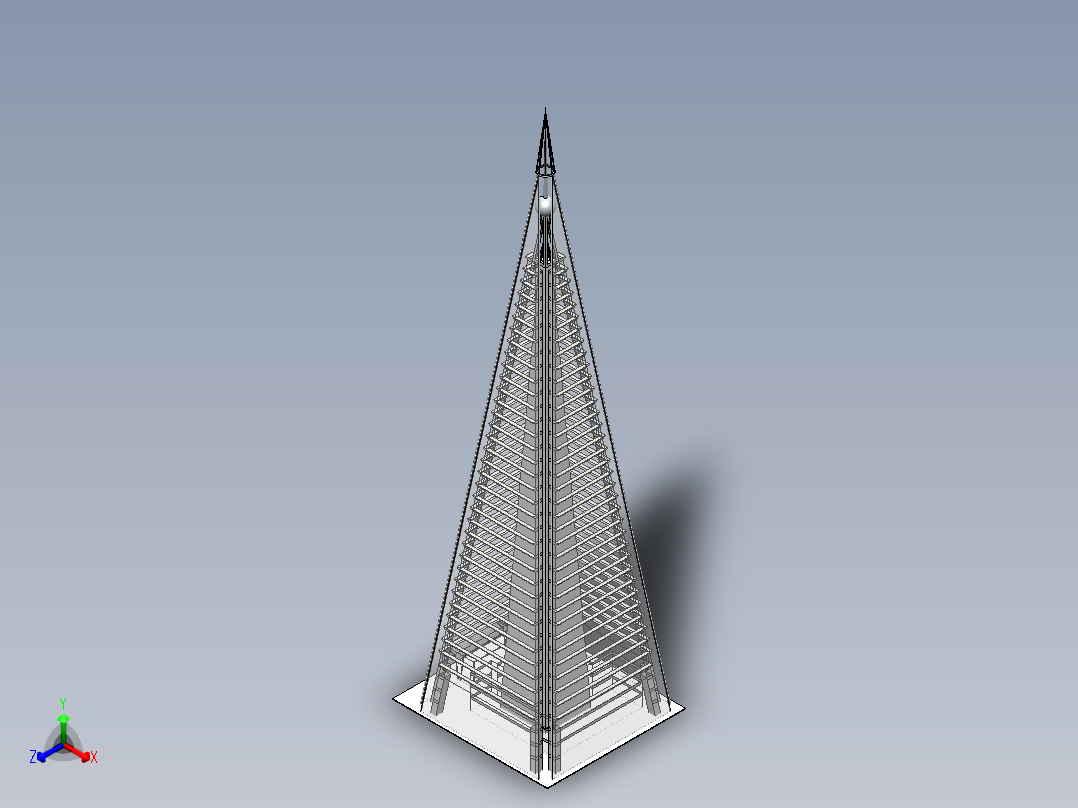 房子、建筑(21)正等轴测图