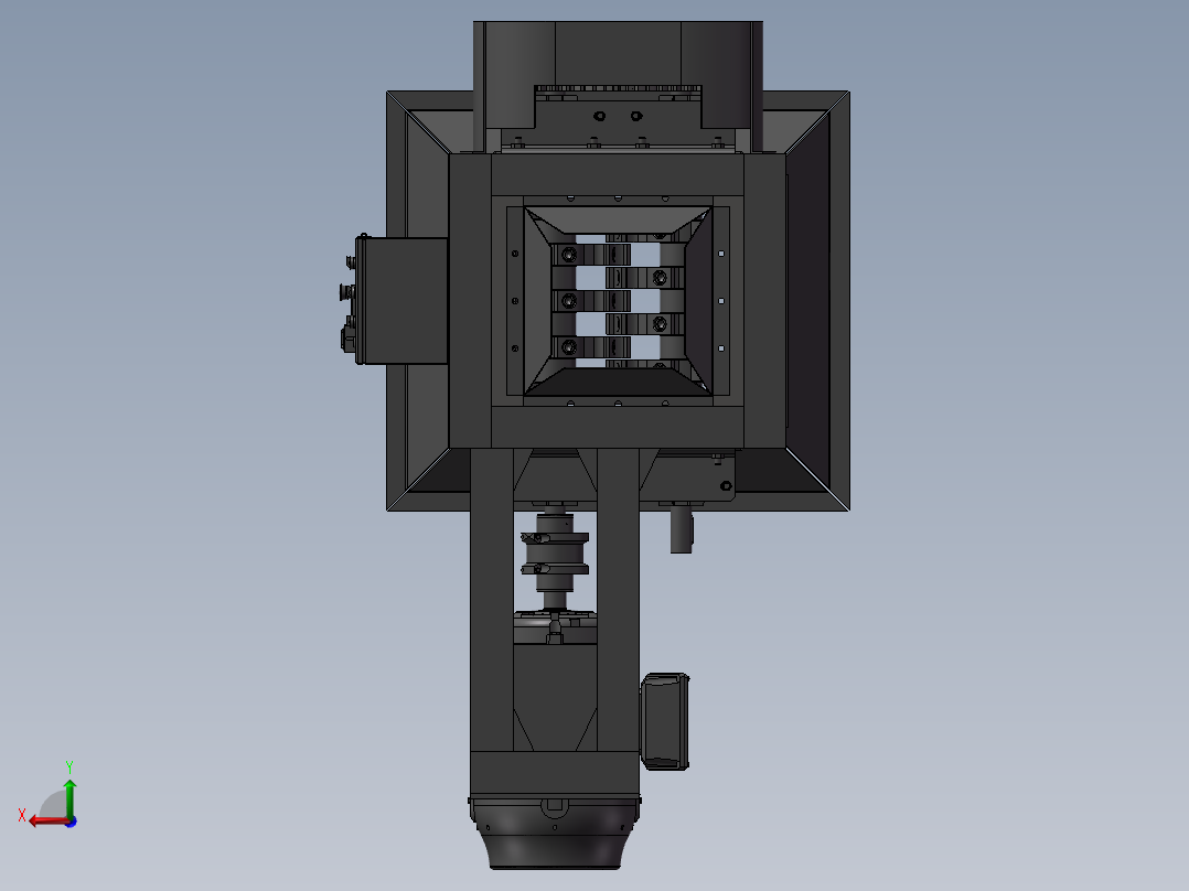 破碎机、木材木料破碎机后视图