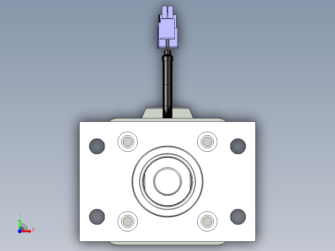 伺服电动缸G-210572前视图