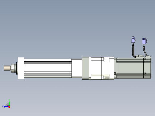 伺服电动缸G-210572右视缩略图