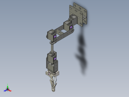 六自由度机械臂多角度
