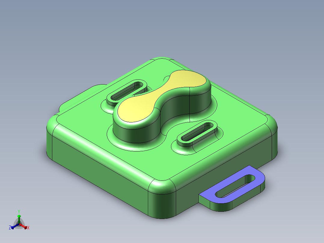 第19届练习题  CaTICs 3D19-TK15    SW19正等轴测图